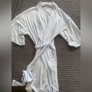 UGG Light Blue Women's Terry Cloth Robe with Belt